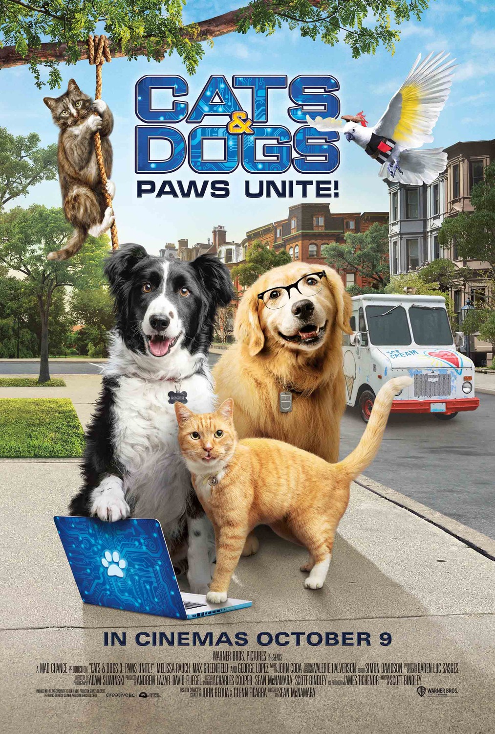 ดูหนังออนไลน์ฟรี Cats & Dogs 3 Paws Unite (2020) สงครามพยัคฆ์ร้ายขนปุย 3