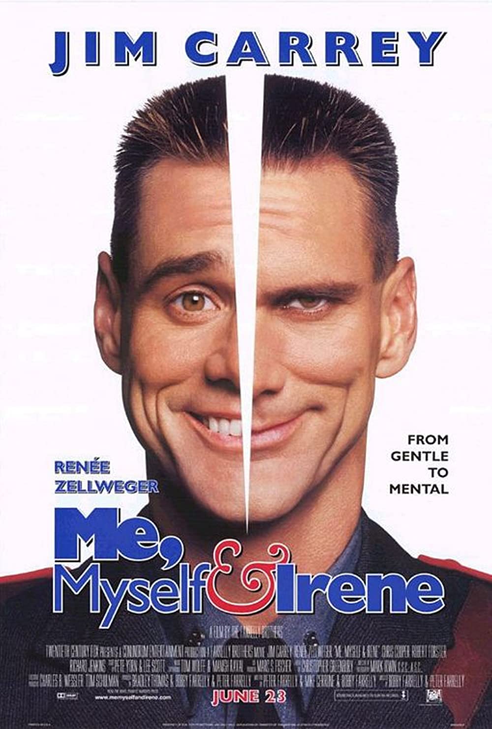 ดูหนังออนไลน์ฟรี Me Myself & Irene (2000) เดี๋ยวดี…เดี๋ยวเพี้ยน เปลี่ยนร่างกัน
