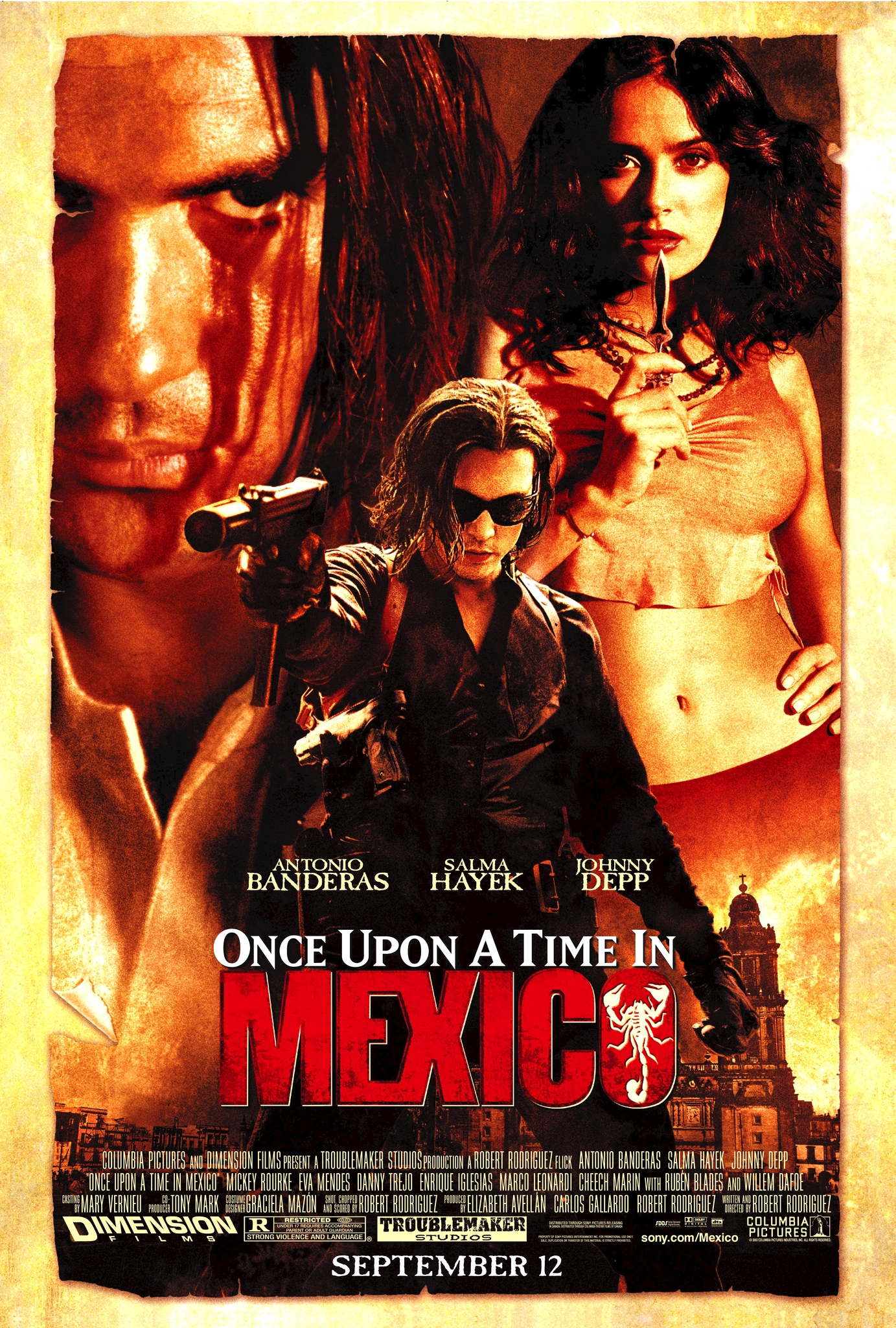 ดูหนังออนไลน์ฟรี Once Upon a Time in Mexico (2003) เพชฌฆาตกระสุนโลกันตร์